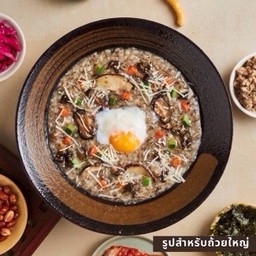 โจ๊ก ทรัฟเฟิล เห็ดผัด ไข่ออนเซ็น