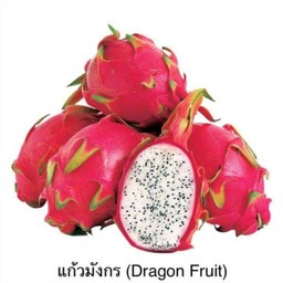 แก้วมังกรสดเนื้อสีขาวไม่ปอก( 1000 กรัม)