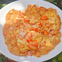 ข้าวไข่เจียวปูอัด