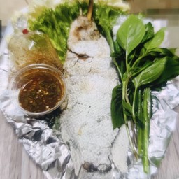 เมี่ยงปลาเผา-กุ้งเผา น้ำจิ้มรสเด็ด ออเงิน