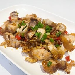 คั่วพริกเกลือราดข้าว