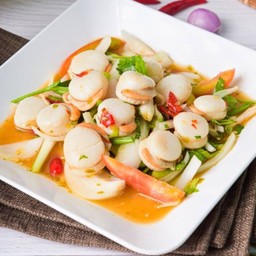 ::ยำหอยเชลล์