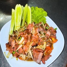 ส้มตำหมูย่าง