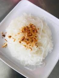 เส้นเล็กลวกกระเทียม