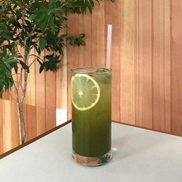 ชาเขียวมะนาว เย็น