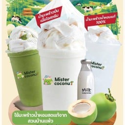 Mister coconut มะพร้าวปั่นนมสดฮอกไกโด บางปลาสร้อย