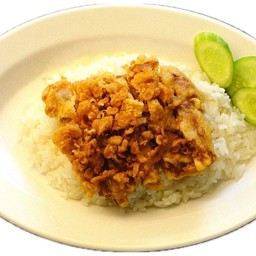 ข้าวมันไก่ทอด