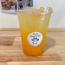 น้ำส้มคั้นโซดา