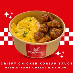 ข้าวไข่ข้น ไก่กรอบซอสเกาหลี