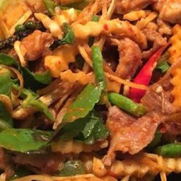 ผัดฉ่า กับข้าว