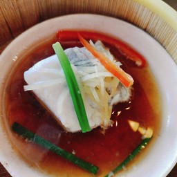 ปลากะพงนึ่งซีอิ๊ว