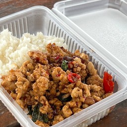 ข้าวกระเพราหมูสับ