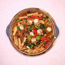 D14 หอยเชลล์ผัดฉ่า