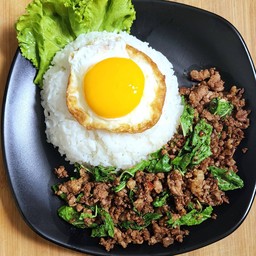 ข้าวกะเพราหมูสับ