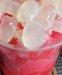 นมชมพู ใส่เครื่อง (แก้ว22oz.)