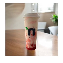 สตอเบอรี่นมสดปั่น