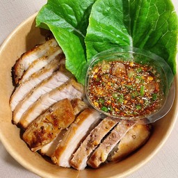 สันคอหมูย่าง