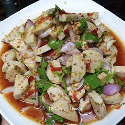 ยำหมูยอปลาร้ารสแซ่บ