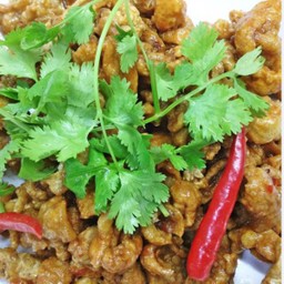 ข้าวไก่สามรส+น้ำแก้วยักษ์