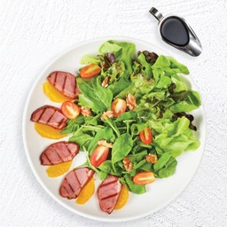 Rocket Salad with Smoked Duck Breast and Balsamic