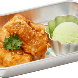 ขนมเข่งทอดx ไอติม