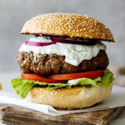 Lamb Tikki Burger