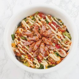 Spicy Sausage Salad with Spicy Thai Sweet-sour Dressing