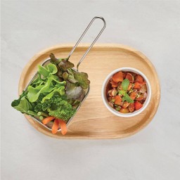 Lettuce Wrap with Salmon Larb