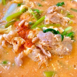 สักี้ไก่ ชามโต (ไม่มีทะเล)