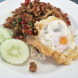ข้าวกะเพราหมูสับ