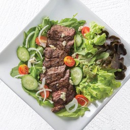 Rocket Salad with Grilled AUS Skirt Steak and Balsamic