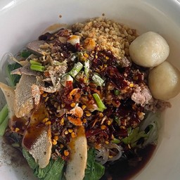 เส้นเล็กแห้งคลุก