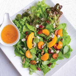 Fruity Summer and Rocket Salad with Italian Dressing