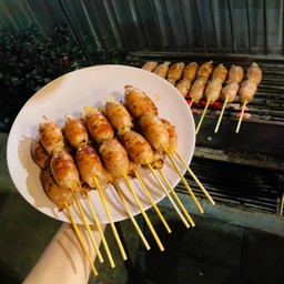 ไส้กรอก ย่างถ่าน