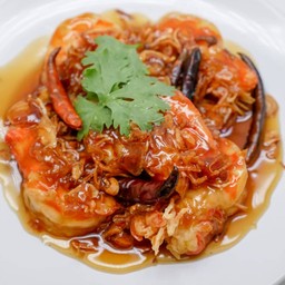กุ้งทอดซอสมะขาม