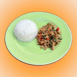 ข้าวกะเพราหมู