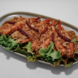 กุ้งทอดซอสมะขาม