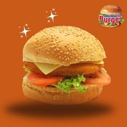 เบอร์เกอร์ปลา+ชีส