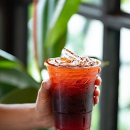 ชาดำพีช