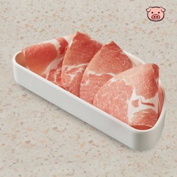E5.1 หมูสันคอชาบู M (4 ชิ้น)
