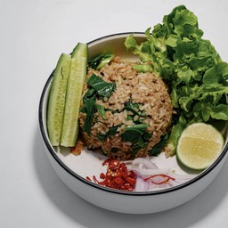 ข้าวผัดปลาอินทรีย์