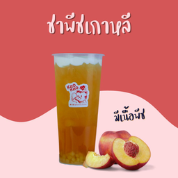 ชาพีชเกาหลี (มีเนื้อพีช)