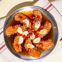 แซลมอนดอง (จานเดี่ยว)