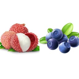 ลิ้นจี่+บลูเบอรี่