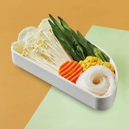 H2 จานผักหมูกระทะ