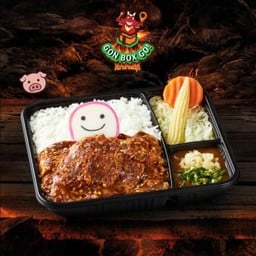 S19 GON BOX ข้าวหมูสไลซ์หม่าล่า