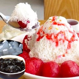 โปรโมชั่น บิงซู โคตรแตงโม + เฉาก๊วย + วุ้นมะพร้าว