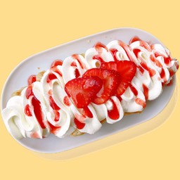 Fresh Strawberry Croffle
