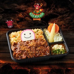 S26 GON BOX ข้าวกระเทียมเนื้อออสซี่หม่าล่า