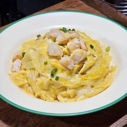 ข้าวไข่เจียวกุ้งสับ